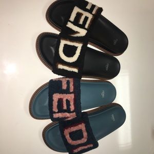 Women’s Fendi Slides $350 each or both for $600